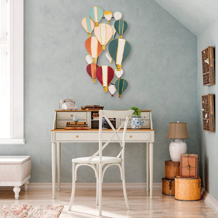 Wallity Kapadokya Accesorio Decorativo de Pared de Metal Multicolor